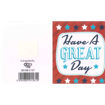 Picture of GIFT TAG HAVE A GREAT DAY